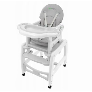 FOTELIK KRZESEŁKO DO KARMIENIA 3W1 BUJANY FOTEL KRZESEŁO ZE STOLICZKIEM ECOTOYS
