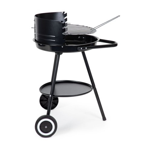 GRILL OGRODOWY OKRĄGŁY RUSZT Z REGULACJĄ WYSOKOŚCI RUSZTU
