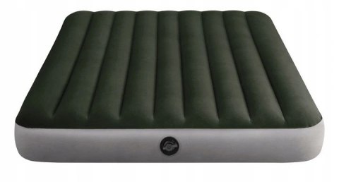 MATERAC DUŻY DMUCHANY 203X152 CM DWUOSOBOWY ELEKTRYCZNA POMPKA GRATIS INTEX 64779