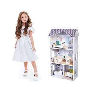 DOMEK DLA LALEK Z MEBLAMI REZYDENCJA GRACE ECOTOYS