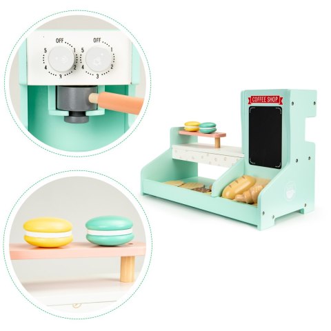 DREWNIANA KUCHNIA KAWIARNIA SKLEP CUKIERNIA ECOTOYS