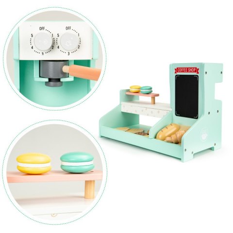 DREWNIANA KUCHNIA KAWIARNIA SKLEP CUKIERNIA ECOTOYS