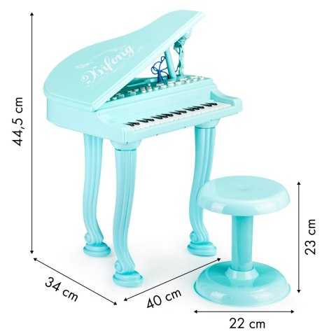 FORTEPIAN ORGANKI KEYBOARD PIANINO Z MIKROFONEM MP3