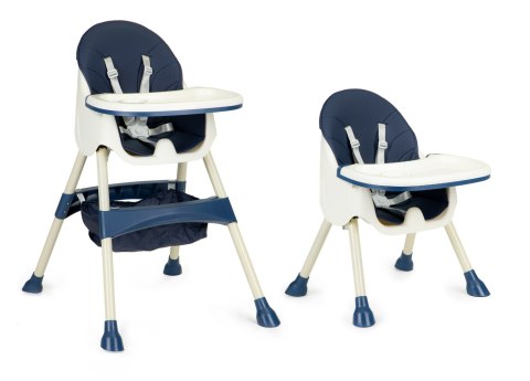 FOTELIK KRZESEŁKO DO KARMIENIA DZIECI WYSOKIE 2W1 ECOTOYS