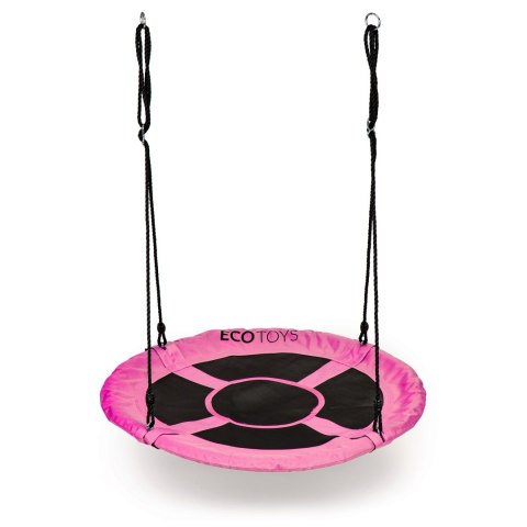 HUŚTAWKA OGRODOWA BOCIANIE GNIAZDO 100CM ECOTOYS RÓŻOWA