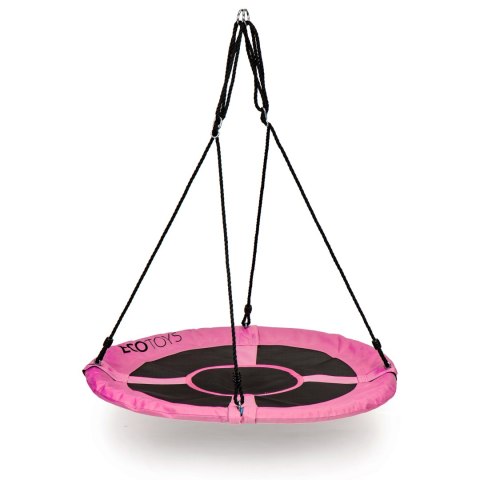 HUŚTAWKA OGRODOWA BOCIANIE GNIAZDO 100CM ECOTOYS RÓŻOWA