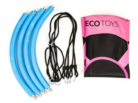 HUŚTAWKA OGRODOWA BOCIANIE GNIAZDO 100CM ECOTOYS RÓŻOWA