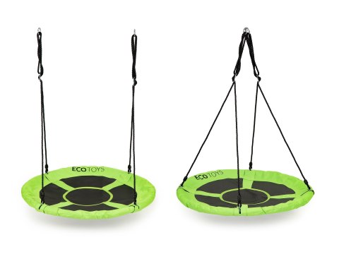 HUŚTAWKA OGRODOWA BOCIANIE GNIAZDO 100CM ECOTOYS ZIELONA