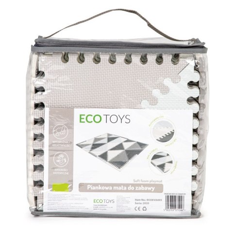 MATA PIANKOWA EDUKACYJNA EVA PUZZLE 20EL 127X157CM ECOTOYS