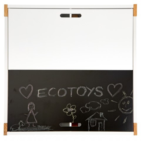 STOLIK Z DWOMA KRZESŁAMI ZESTAW MEBLI DLA DZIECI ECOTOYS