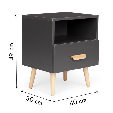 SZAFKA NOCNA SZUFLADA STOLIK NOCNY MODERNHOME