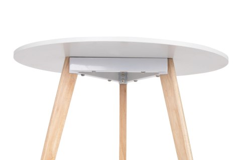 STÓŁ STOLIK NOWOCZESNY DREWNIANY DO SALONU KUCHNI 80 CM