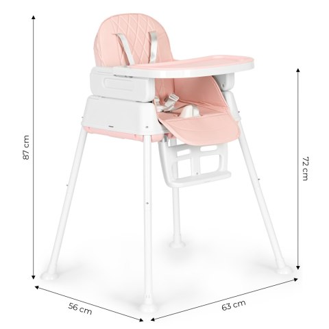 KRZESEŁKO FOTELIK DO KARMIENIA DZIECI 3W1 SKŁADANY ECOTOYS