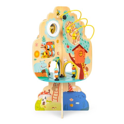 ZABAWKA EDUKACYJNA DLA DZIECI DREWNIANE DRZEWKO WPIERAJĄCE ROZWÓJ +12M ECOTOYS
