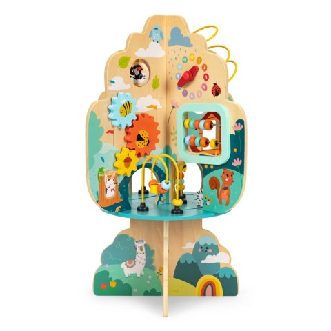 ZABAWKA EDUKACYJNA DLA DZIECI DREWNIANE DRZEWKO WPIERAJĄCE ROZWÓJ +12M ECOTOYS