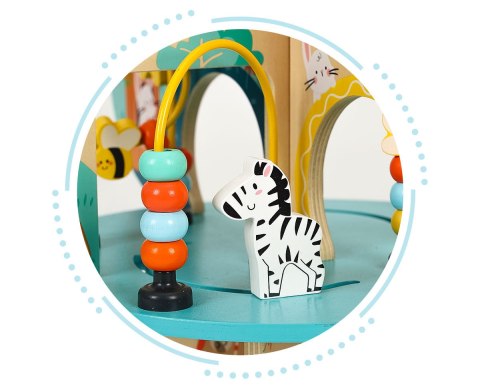 ZABAWKA EDUKACYJNA DLA DZIECI DREWNIANE DRZEWKO WPIERAJĄCE ROZWÓJ +12M ECOTOYS