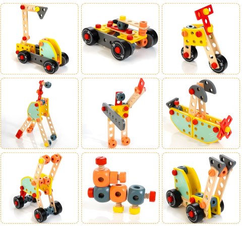 DREWNIANY WARSZTAT DLA DZIECI STÓŁ NARZĘDZIOWY ECOTOYS