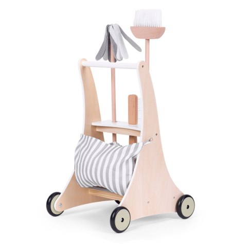 DREWNIANY ZESTAW DO SPRZĄTANIA WÓZEK ECOTOYS