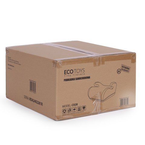 PODKŁADKA SAMOCHODOWA SIEDZISKO DLA DZIECI I-SIZE UCHWYT NA NAPOJE WZROST 125-150 CM ECOTOYS