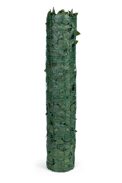 SZTUCZNY ŻYWOPŁOT 300X100 CM BLUSZCZ ZIELONA ŚCIANA MASKUJĄCA
