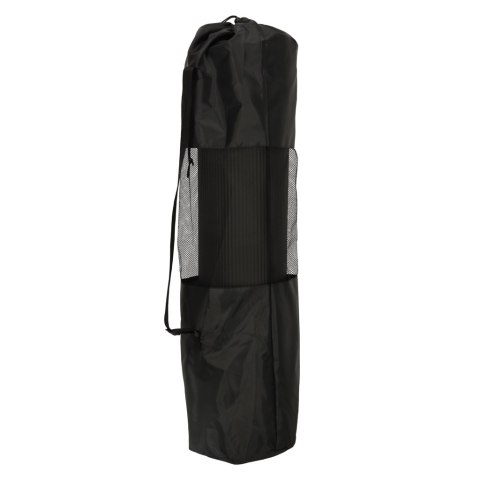 Mata fitness do ćwiczeń jogi gruba 185x83x1,5 cm czarna