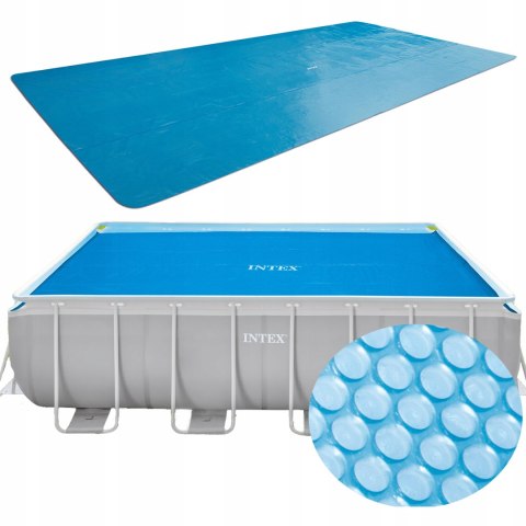 Mata solarna pokrywa do basenu stelażowego 488x244cm INTEX 28029