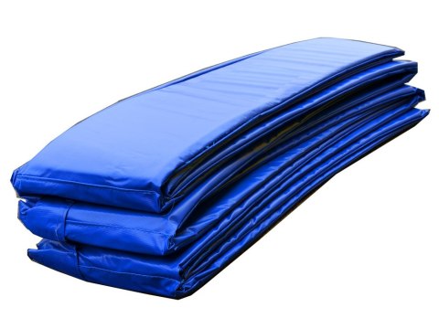 Osłona sprężyn do trampoliny 8ft miękka mata zabezpieczająca niebieskia - 244 250 cm